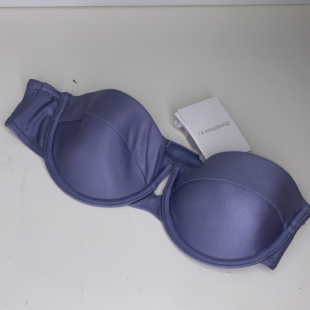 Zimmerman bathing top NWT PURPLE/gold